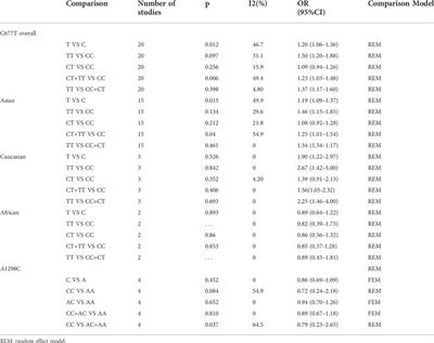 A systematic review and meta-analysis expounding the relationship between methylene tetrahydrofolate reductase gene polymorphism and the risk of intracerebral hemorrhage among populations